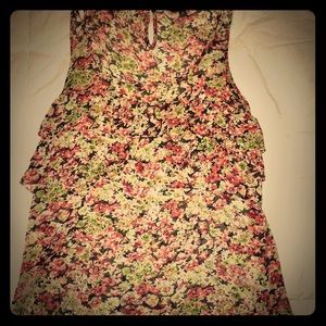 Express Floral Sleeveless Blouse